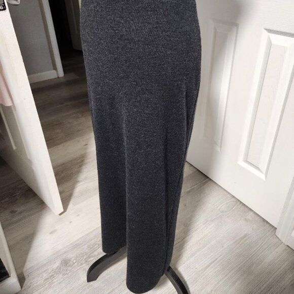 Eileen Fisher 100% Merino Wool Maxi Skirt in Charcoal Grey Sz Lg MSRP$ 278 - Picture 6 of 6